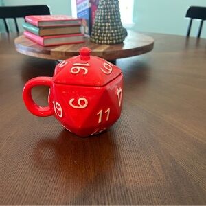 Dungeons & Dragons Red D20 Dice Mug